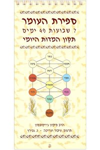 Counting of the Omer - Spiritual Guide (Hebrew)