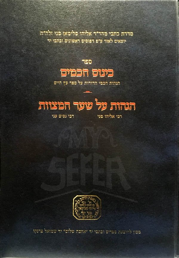 Kinus Chachamim & Hagahot al Shaar HaMitzvot (Rabbi Eliyahu Mani)
