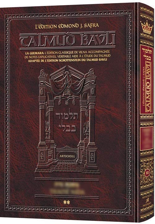 Edmond J. Safra - French Ed Daf Yomi Talmud-Shabbos Vol 4 (115a-157b) [Daf Yomi Size]