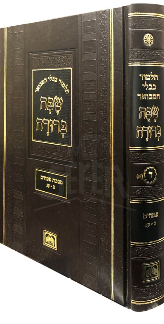 Talmud Bavli - Oz Vehadar Safa Berurah : Pesachim Vol.1 (Med Size)