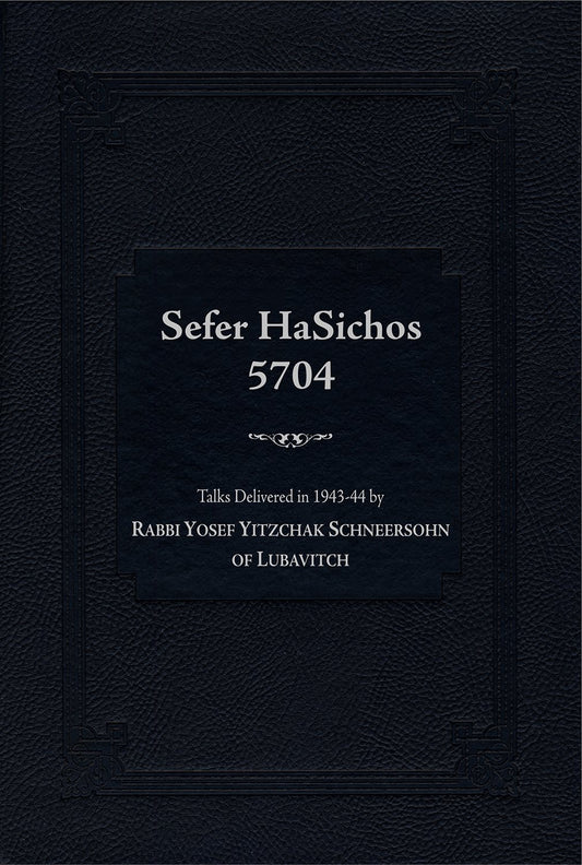 Sefer Hasichos 5704