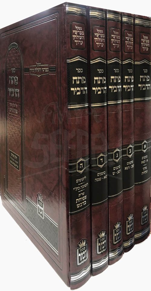 Petach HaDevir al HaShulchan Aruch - Rabbi Chaim Binyamin Pointrimoli