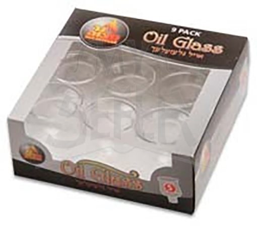 Set of 9 Round #6 Oil Glasses