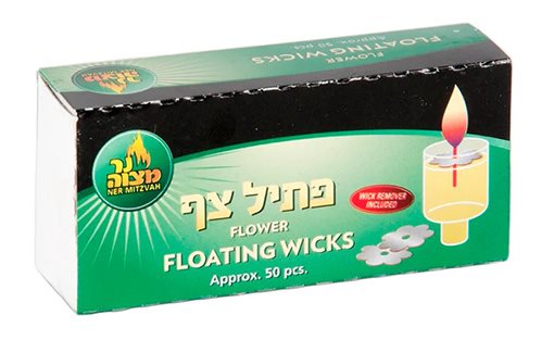 50 Pcs Flower Floating Wicks