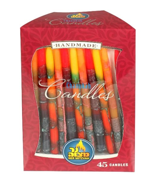 45 Pcs Multi Color Premium Chanukah Candles