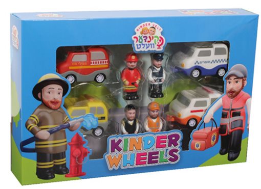 Kinder Velt Kinder Wheels 8 pc Motorcade Set