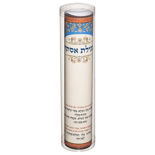 Childrens' Megillah Scroll in PVC 7"