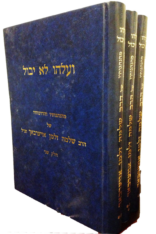 ve'Alehu Lo Yibol : Hanhagot HaRav Shlomo Zalman Auerbach (3 vol.)