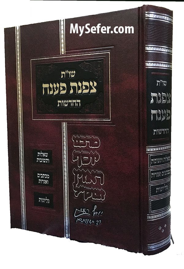 She'elot U'Tshuvot Tzafnat Paaneach HaChadashot (vol. #3)